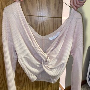 Light pink long sleeve